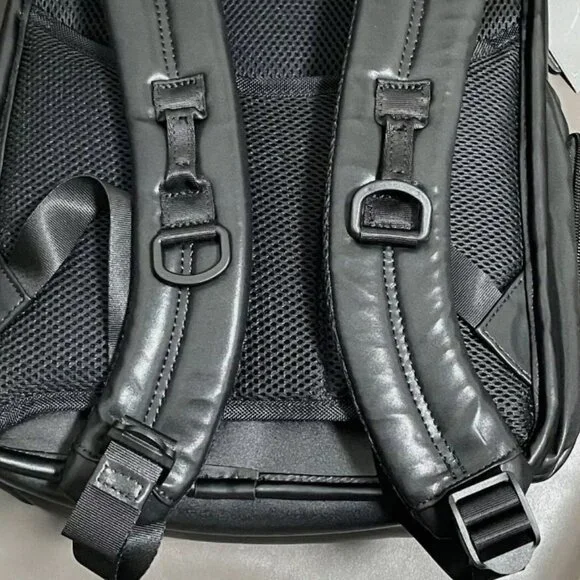 Tumi Alpha Business Backpack Black Leather
